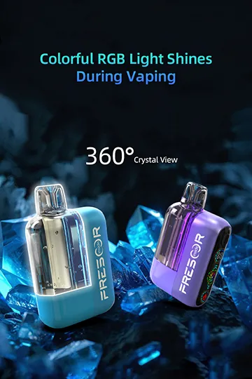 LUMINO - 22,000 puffs Disposable Vape, Crystal View RGB Light