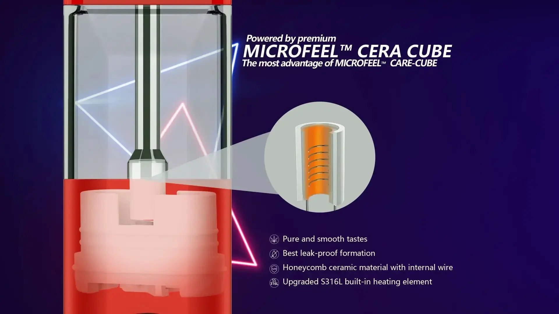 Vaporizer Core MICROFEEL™ Inside