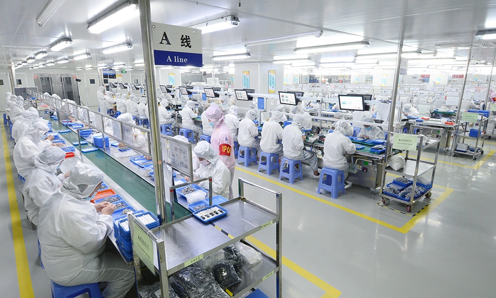 E-cigarette Factory Inside View