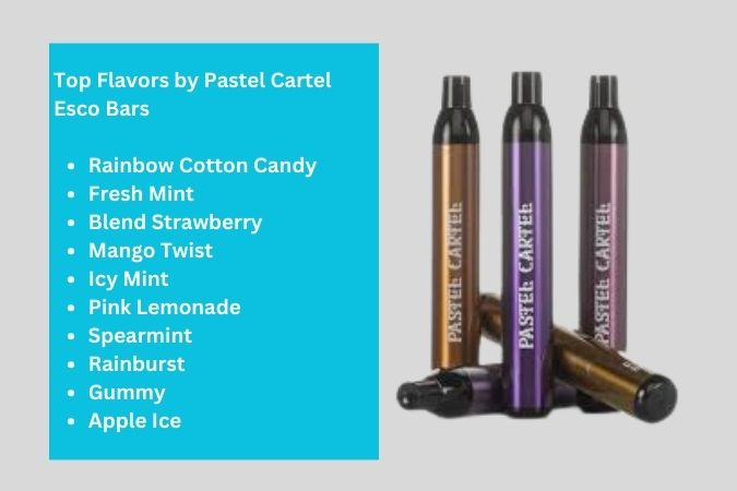 Flavors by Pastel Cartel Esco Bars