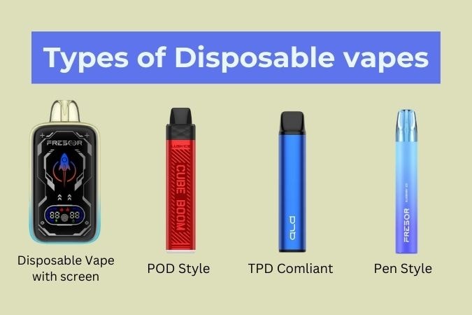 Different Types of Disposable Vapes