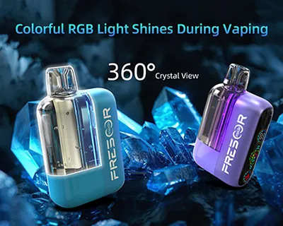 LUMINO - 22,000 puffs Disposable Vape, Crystal View RGB Light